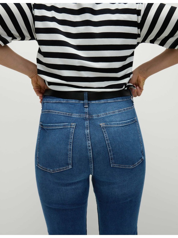 Marks & Spencer Тъмно сини дамски дънки с тясна кройка Marks & Spencer