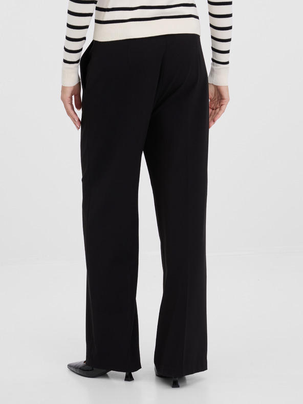 Orsay Черен дамски широк панталон ORSAY