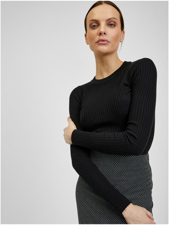 Orsay Бяло-черна дамска пола с десен ORSAY