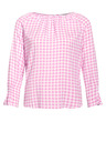 Orsay Розова карирана блуза с дълъг ръкав ORSAY