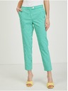 Orsay Светлозелен дамски панталон на каре ORSAY