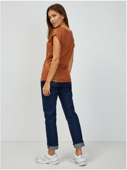 Orsay Кафява тениска ORSAY