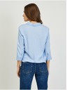 Orsay Светлосиня дамска риза с възел ORSAY