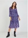 Orsay Лилава дамска рокля на цветя ORSAY