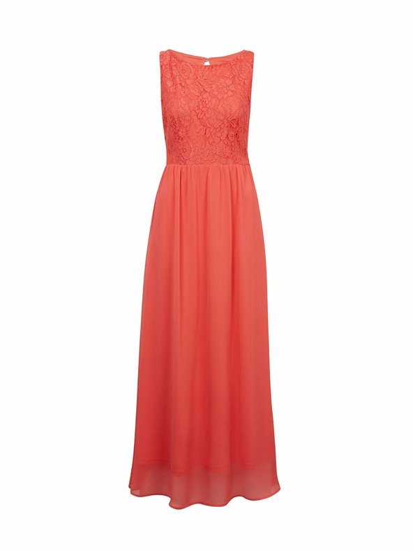 Orsay Розова дамска дантелена макси рокля ORSAY