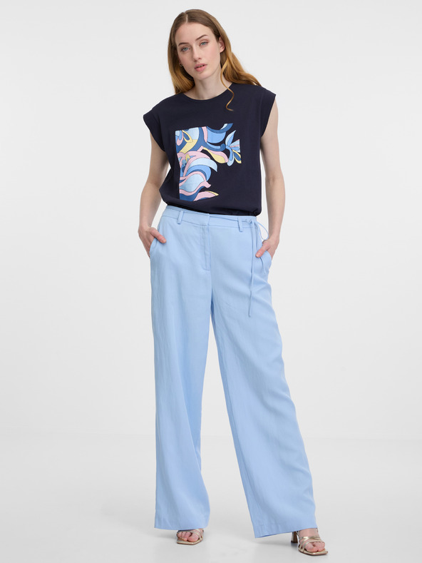 Orsay Тъмносиня дамска тениска ORSAY