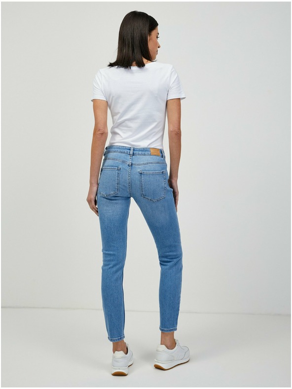 Orsay Светлосини къси skinny fit дънки ORSAY