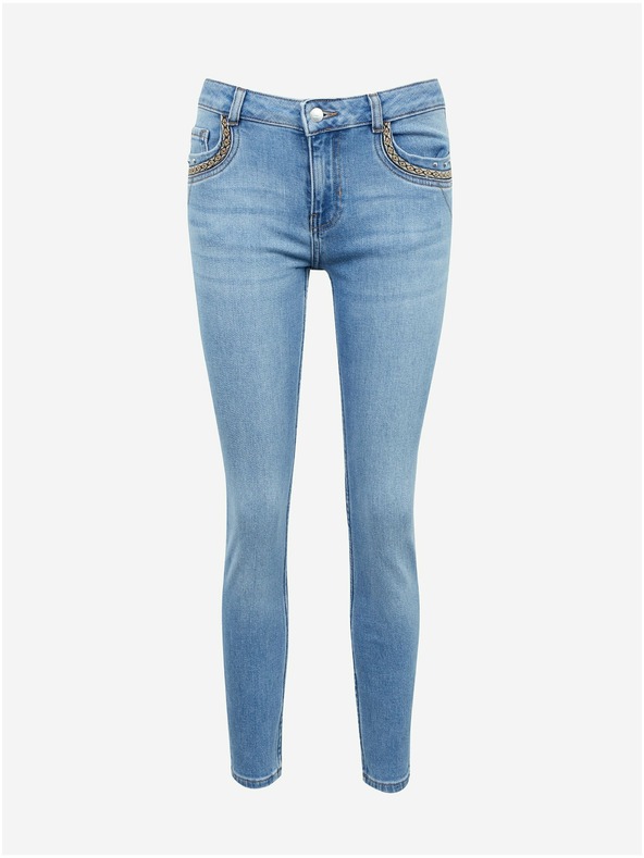 Orsay Светлосини къси skinny fit дънки ORSAY