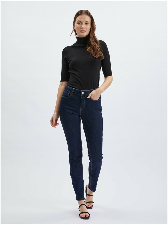 Orsay Тъмно сини дамски slim fit дънки ORSAY