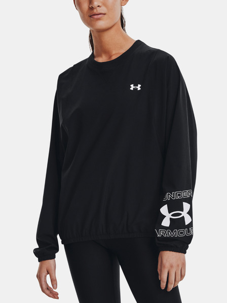 Under Armour Дамски суитшърт Under Armour Woven Storm Graphic Crew