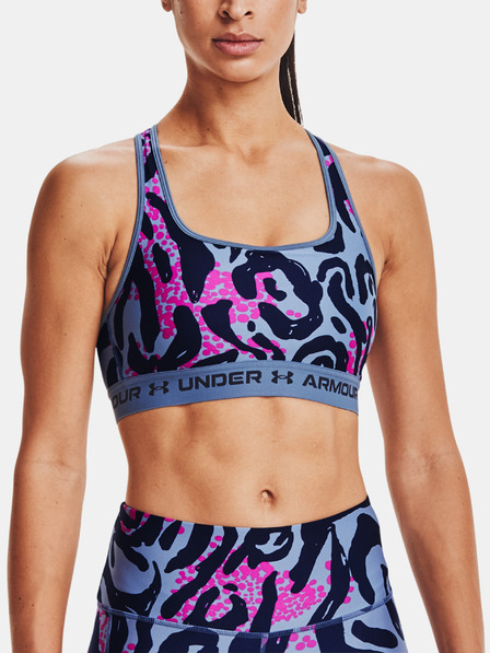 Under Armour Under Armour Женски сутиен с кръстосани гърбове Mid Print