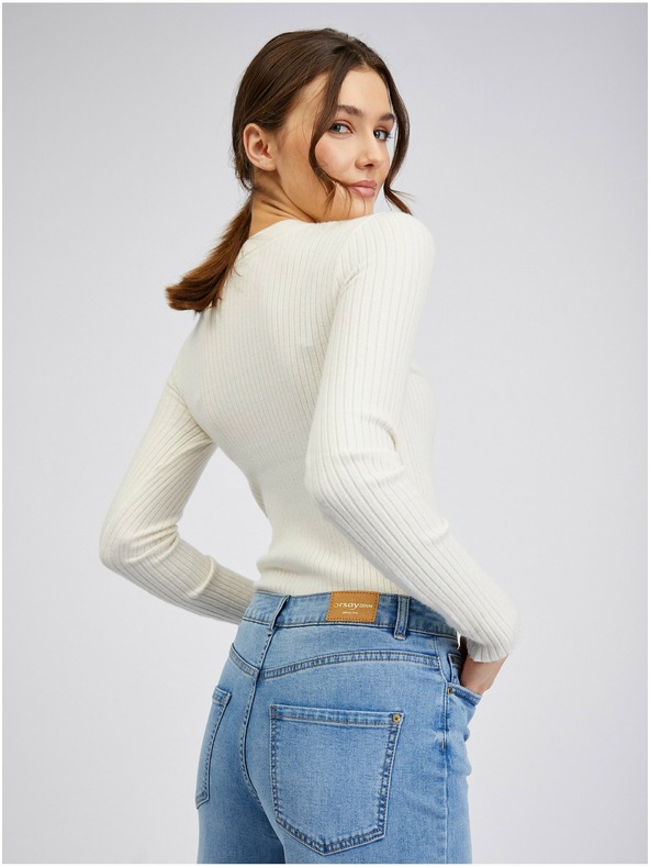 Orsay Светлосини дамски широки дънки ORSAY