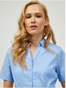 Orsay Светлосиня риза с къс ръкав ORSAY