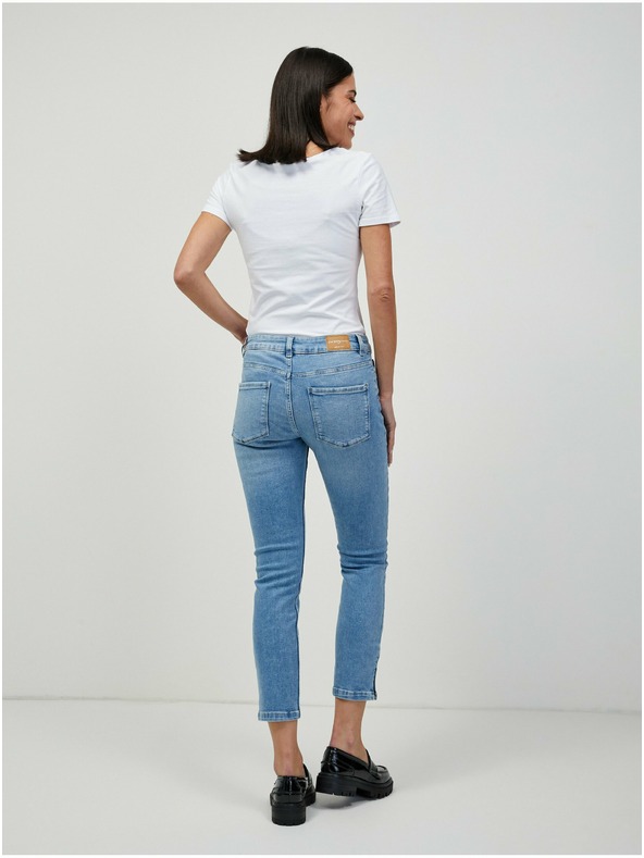 Orsay Светлосини къси skinny fit дънки ORSAY