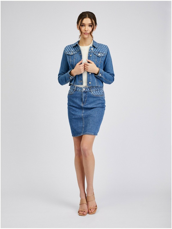 Orsay Синя дамска дънкова пола ORSAY