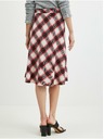 Orsay Червена дамска пола на каре ORSAY