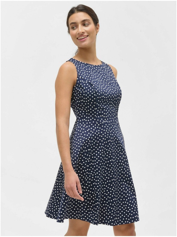 Orsay Тъмносиня рокля на точки ORSAY