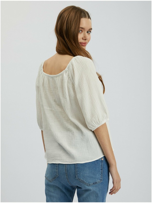 Orsay Бяла дамска блуза ORSAY