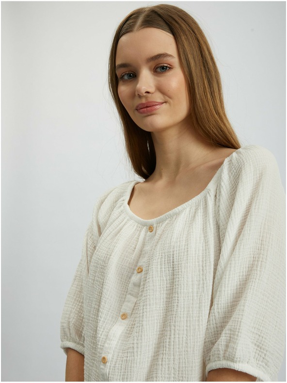 Orsay Бяла дамска блуза ORSAY