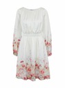 Orsay Розово-кремава дамска рокля на цветя ORSAY