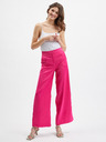 Orsay Розов дамски панталон с широки крачоли ORSAY