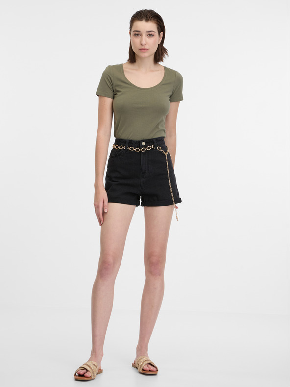 Orsay Тениска basic в цвят каки ORSAY