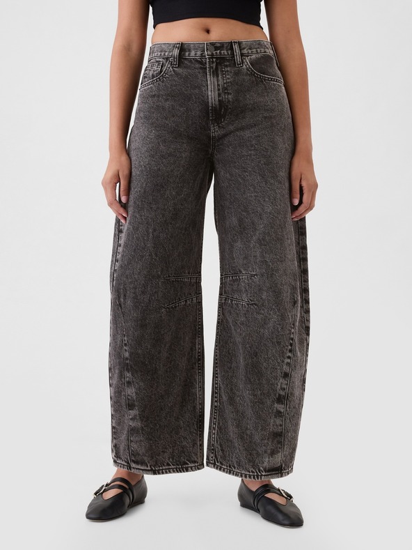 GAP Дънки със средна височина и подкова GAP