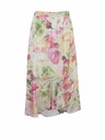 Orsay Розово-бяла дамска флорална миди пола ORSAY