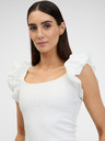 Orsay Кремава дамска тениска с къс ръкав ORSAY