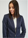 Orsay Тъмно синьо дамско сако на точки ORSAY
