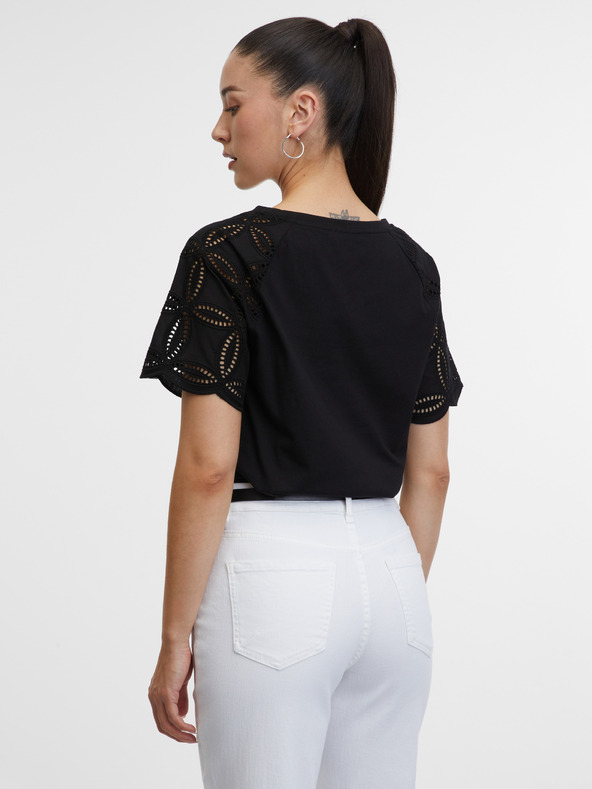 Orsay Черна дамска тениска ORSAY