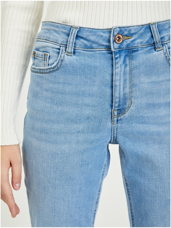 Orsay Светлосини дамски straight fit дънки ORSAY