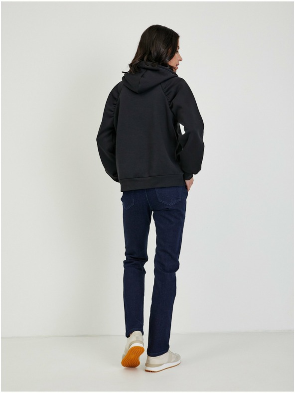 Orsay Черен дамски суичър с качулка ORSAY