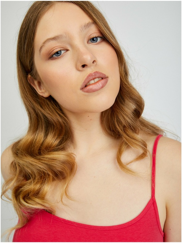 Orsay Комплект от два дамски потника в тъмно розов цвят ORSAY