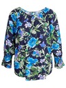 Orsay Тъмносиня дамска блуза на цветя ORSAY