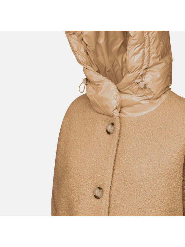 Geox Кафяво дамско палто Geox Calithe