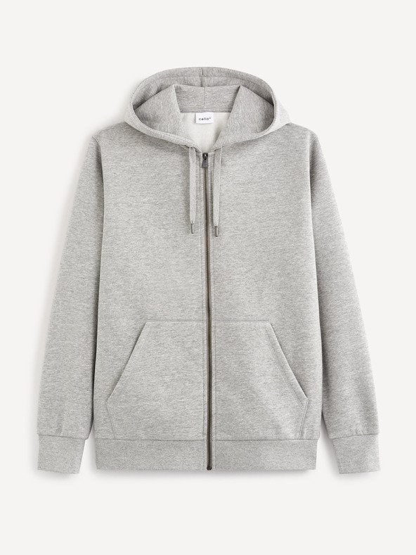 Celio Светлосива основна качулка Celio Vethree