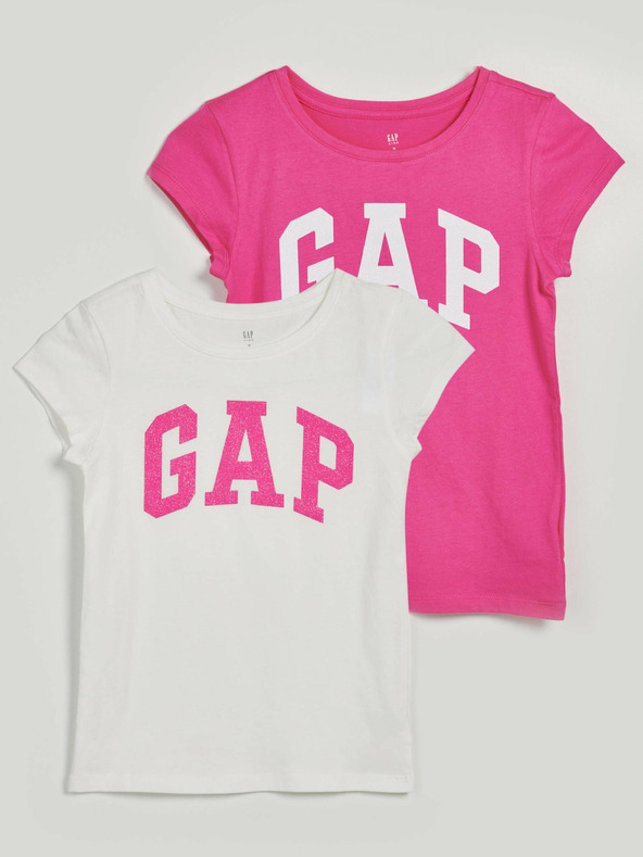 GAP Детски тениски с лого GAP, 2 бр.