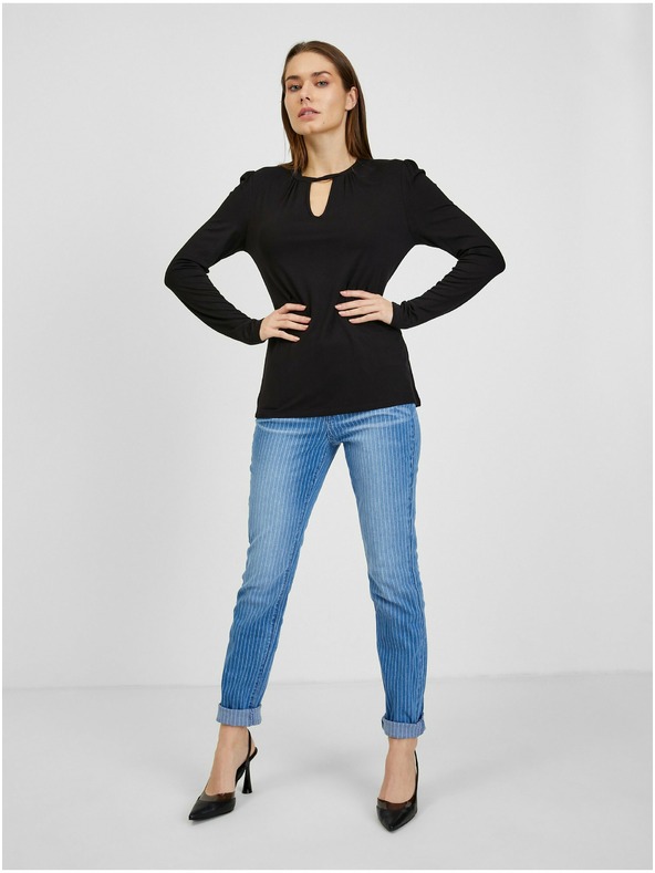 Orsay Черна дамска тениска ORSAY