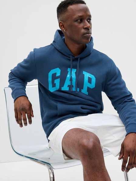 GAP Суитшърт с лого и качулка GAP