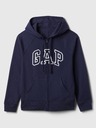 GAP Суитшърт с цип и лого на Gap