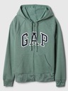 GAP Суитшърт с цип и лого на Gap