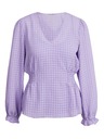 Orsay Светлолилава дамска блуза на каре ORSAY