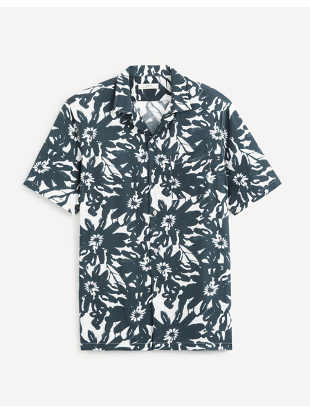 Celio Бяла и синя риза на цветя Celio Asamus