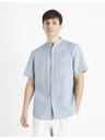 Celio Светлосиня мъжка ленена риза Celio Damopoc