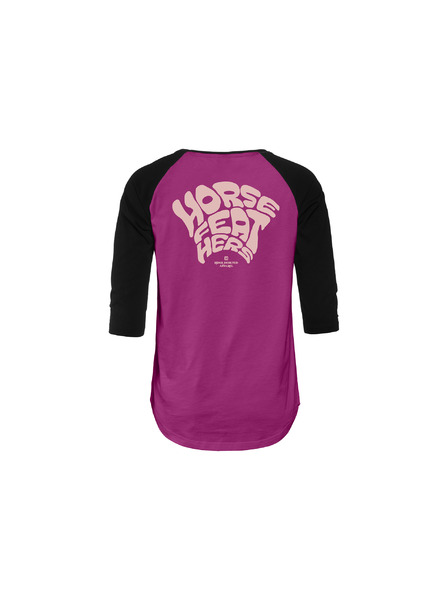 Horsefeathers Топ Kandre - орхидея/черен