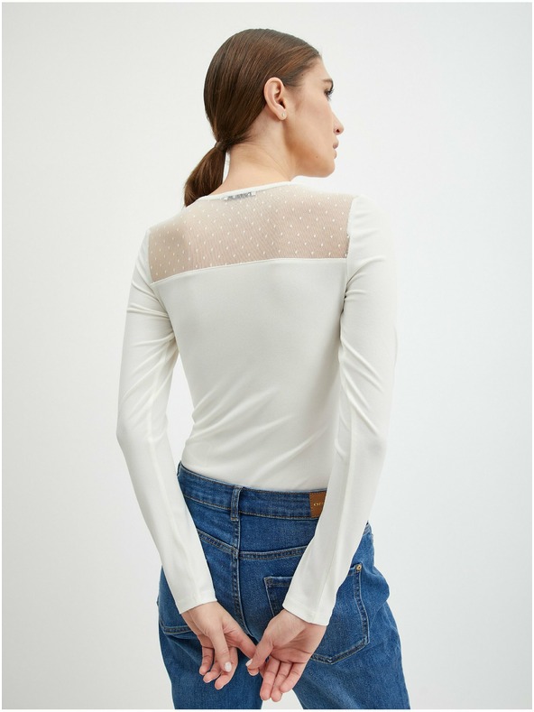 Orsay Кремаво дамско боди с дантела ORSAY