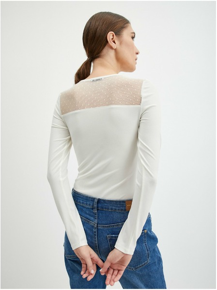 Orsay Кремаво дамско боди с дантела ORSAY