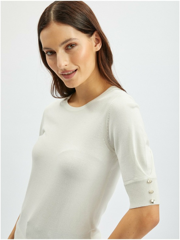 Orsay Кремав дамски лек пуловер ORSAY