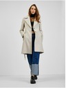 Orsay Бежово дамско зимно палто с колан ORSAY